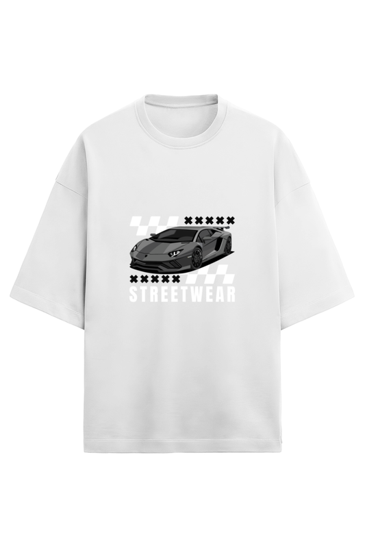 Unisex Terry Oversized  Car T-Shirt