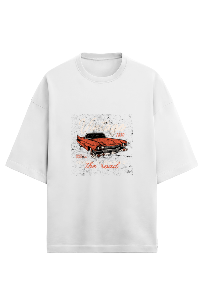 Unisex Terry Oversized  Car T-Shirt