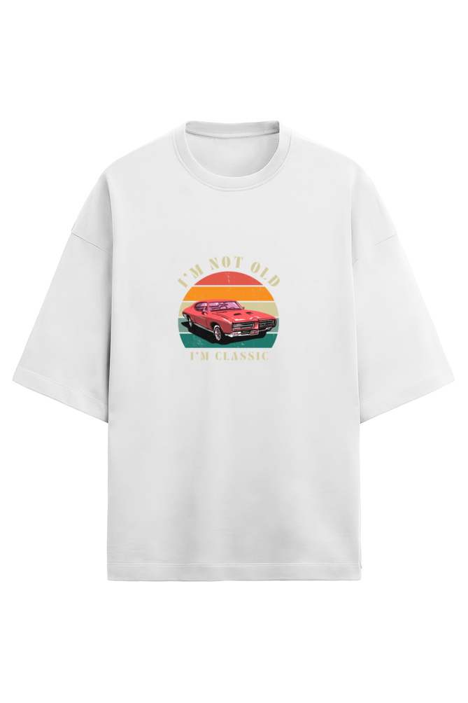 Unisex Terry Oversized Car T-Shirt