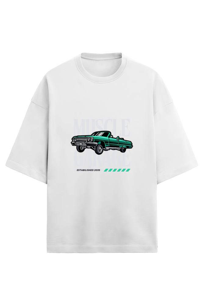 Unisex Terry Oversized  Car T-Shirt