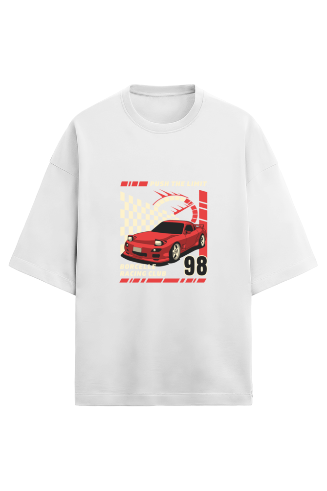 Unisex Terry Oversized  Car T-Shirt