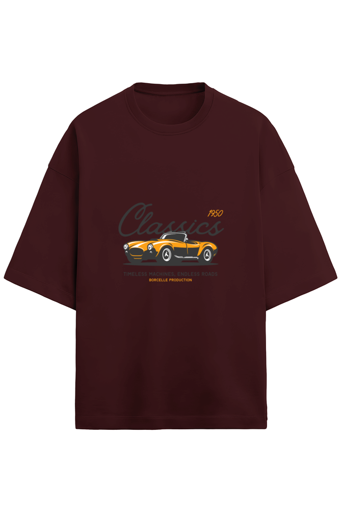 Unisex Terry Oversized  Car T-Shirt