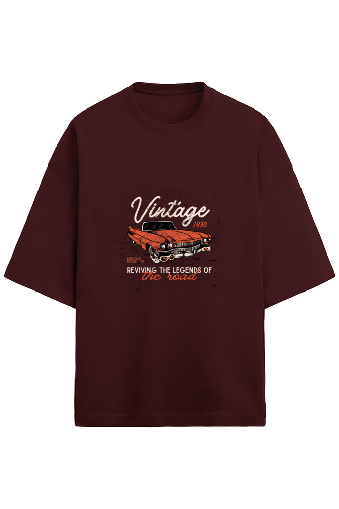 Unisex Terry Oversized  Car T-Shirt