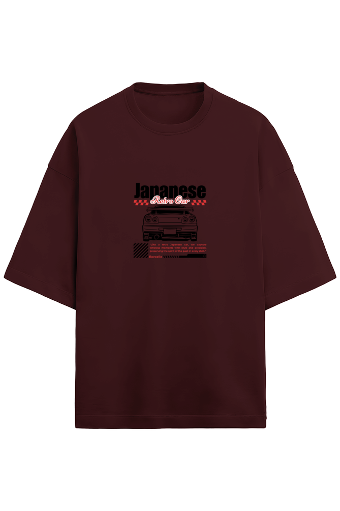 Unisex Terry Oversized  Car T-Shirt