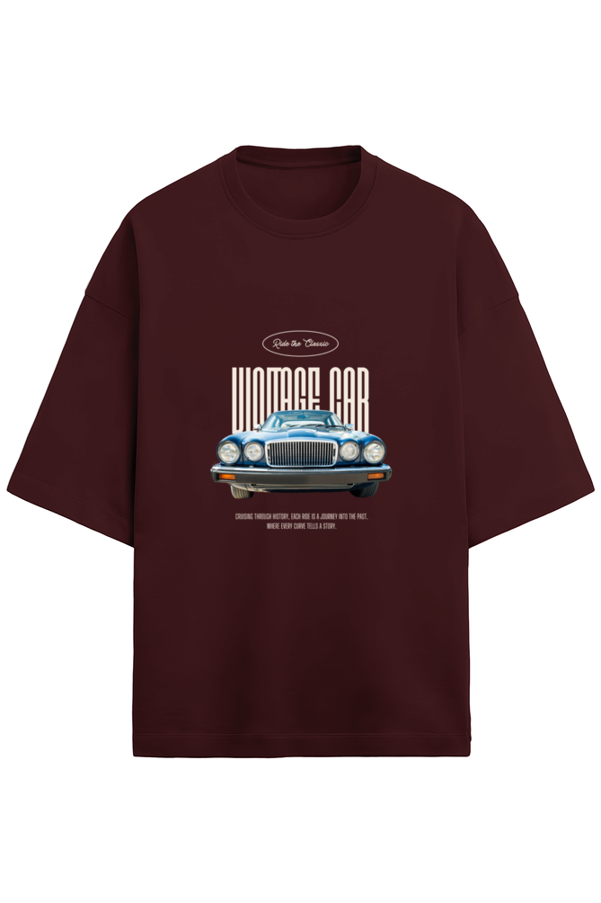 Unisex Terry Oversized  Car T-Shirt