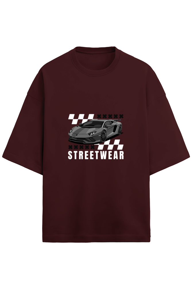 Unisex Terry Oversized  Car T-Shirt