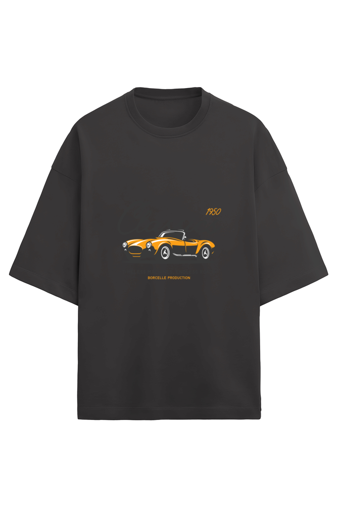 Unisex Terry Oversized  Car T-Shirt