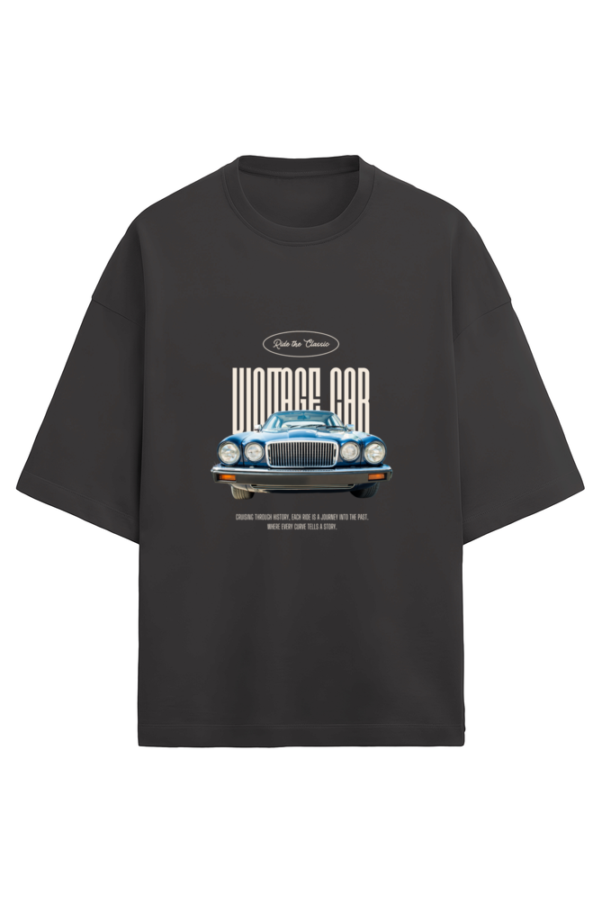 Unisex Terry Oversized  Car T-Shirt