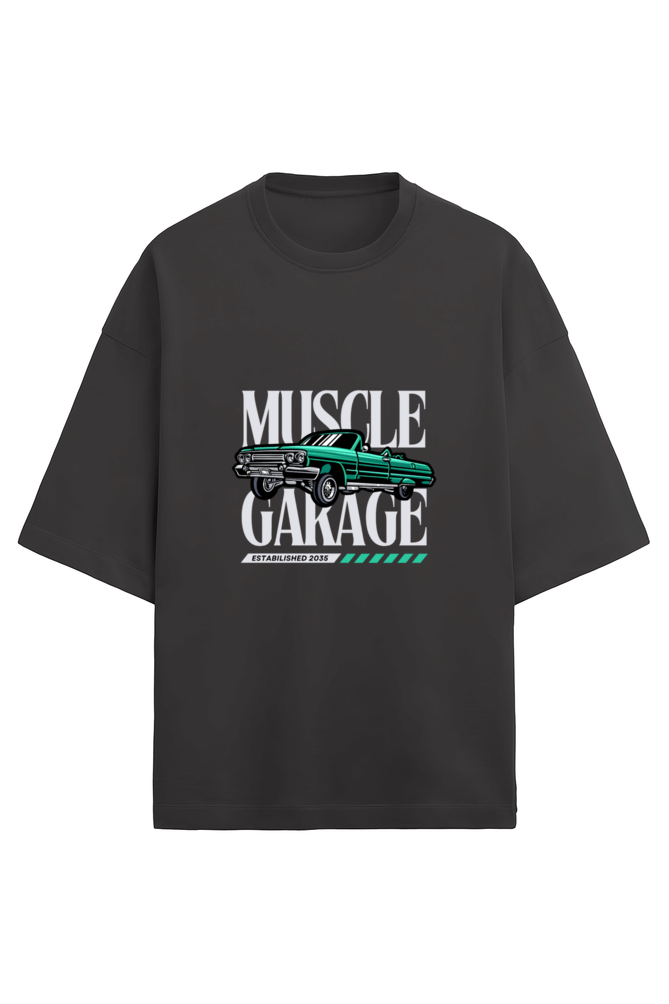 Unisex Terry Oversized  Car T-Shirt