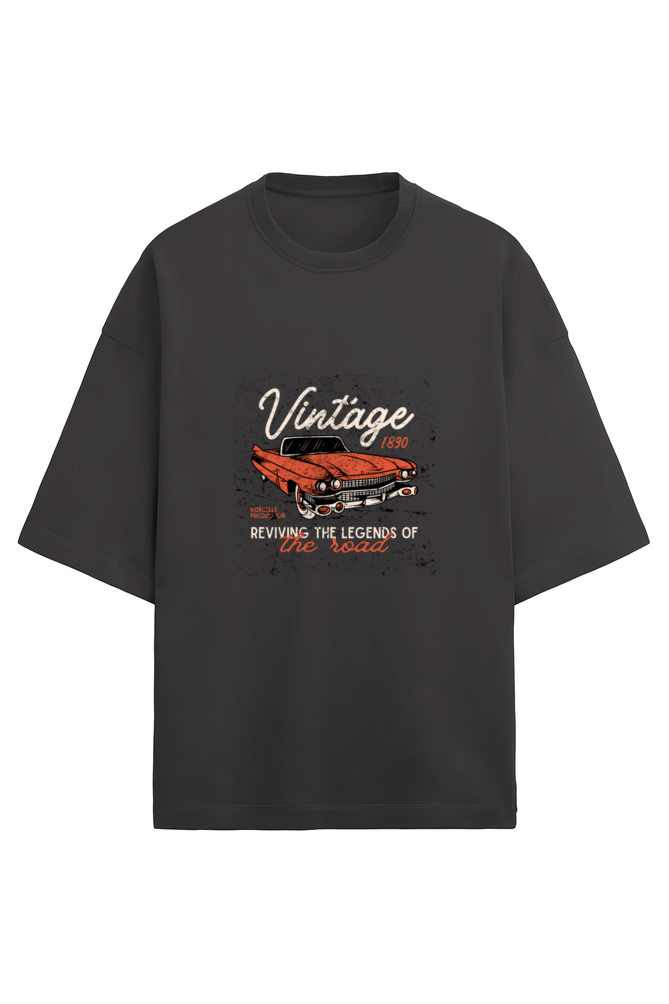 Unisex Terry Oversized  Car T-Shirt