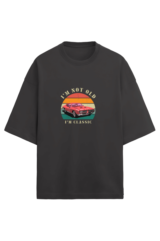 Unisex Terry Oversized Car T-Shirt