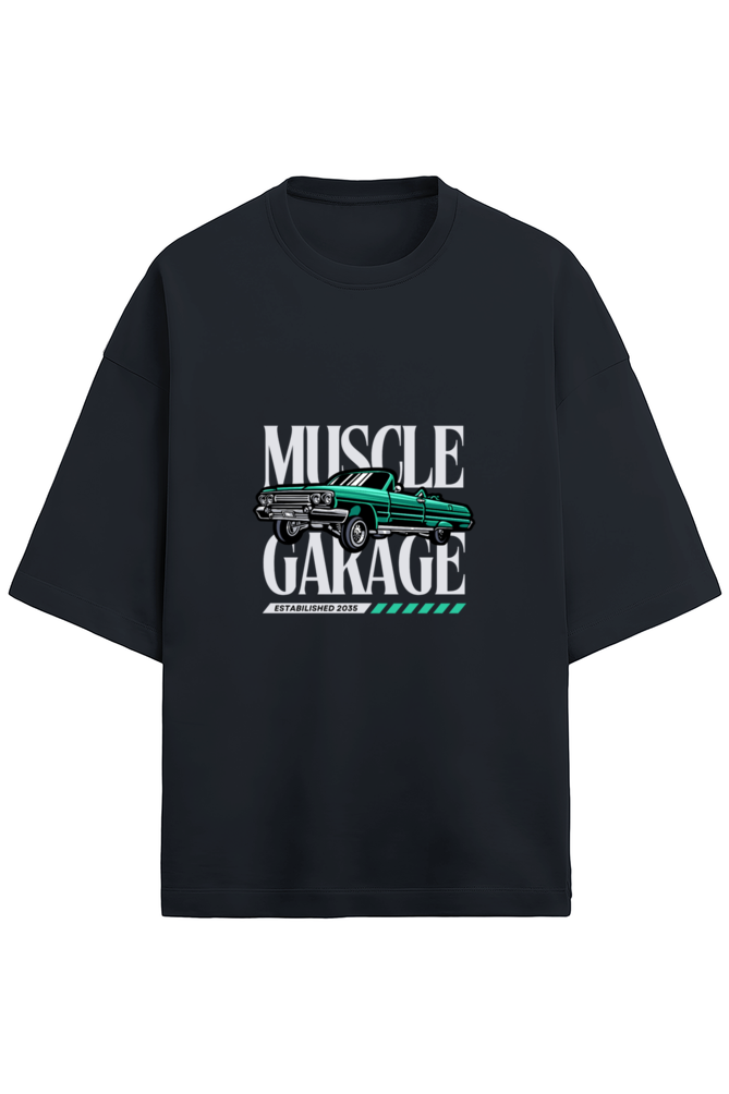 Unisex Terry Oversized  Car T-Shirt