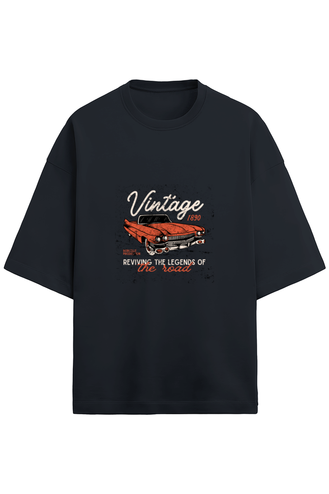 Unisex Terry Oversized  Car T-Shirt