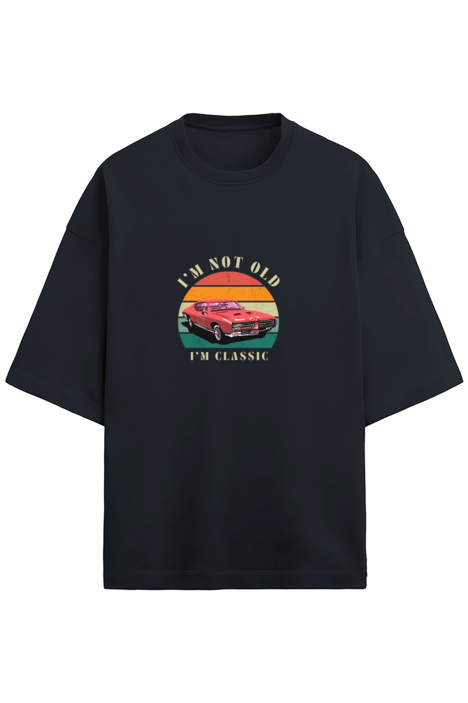 Unisex Terry Oversized Car T-Shirt