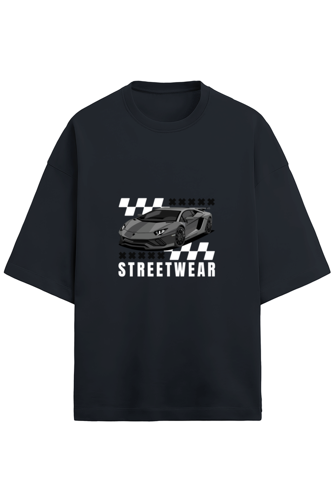 Unisex Terry Oversized  Car T-Shirt