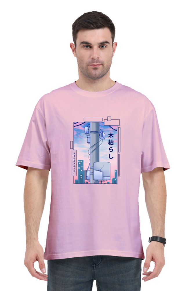 Oversized Streetwear T-shirt (Urban Japanese City)