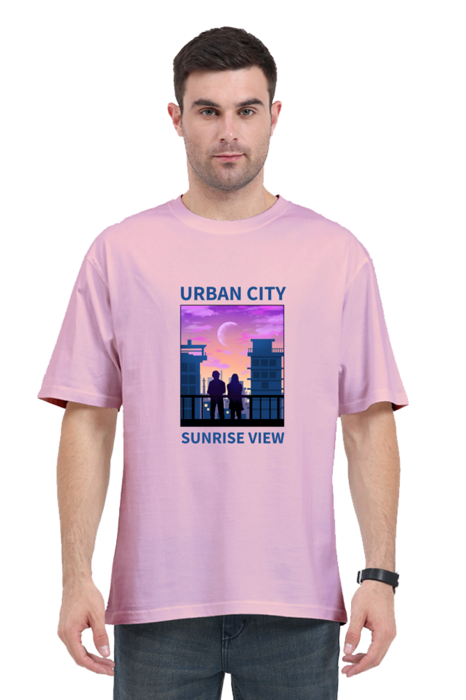 Oversized Streetwear T-shirt (Urban Japanese City)