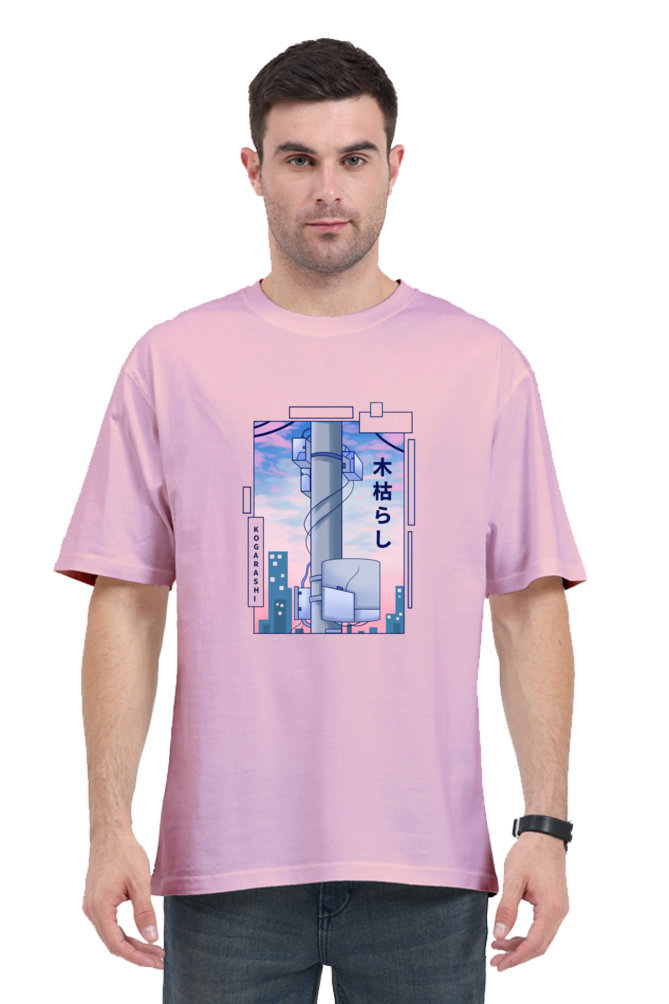 Oversized Streetwear T-shirt (Urban Japanese City)