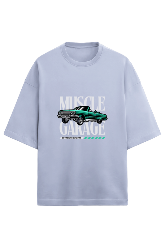 Unisex Terry Oversized  Car T-Shirt