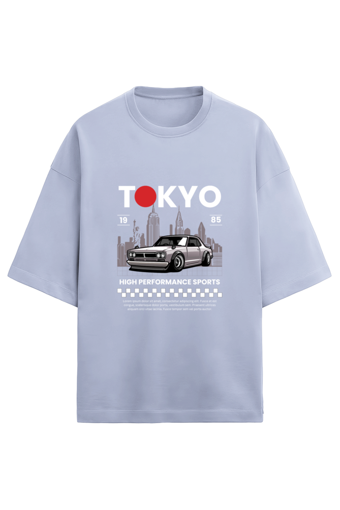 Unisex Terry Oversized  Car T-Shirt