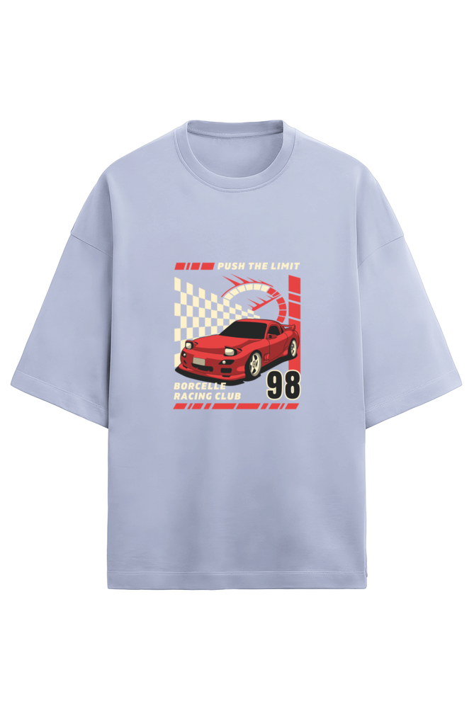 Unisex Terry Oversized  Car T-Shirt