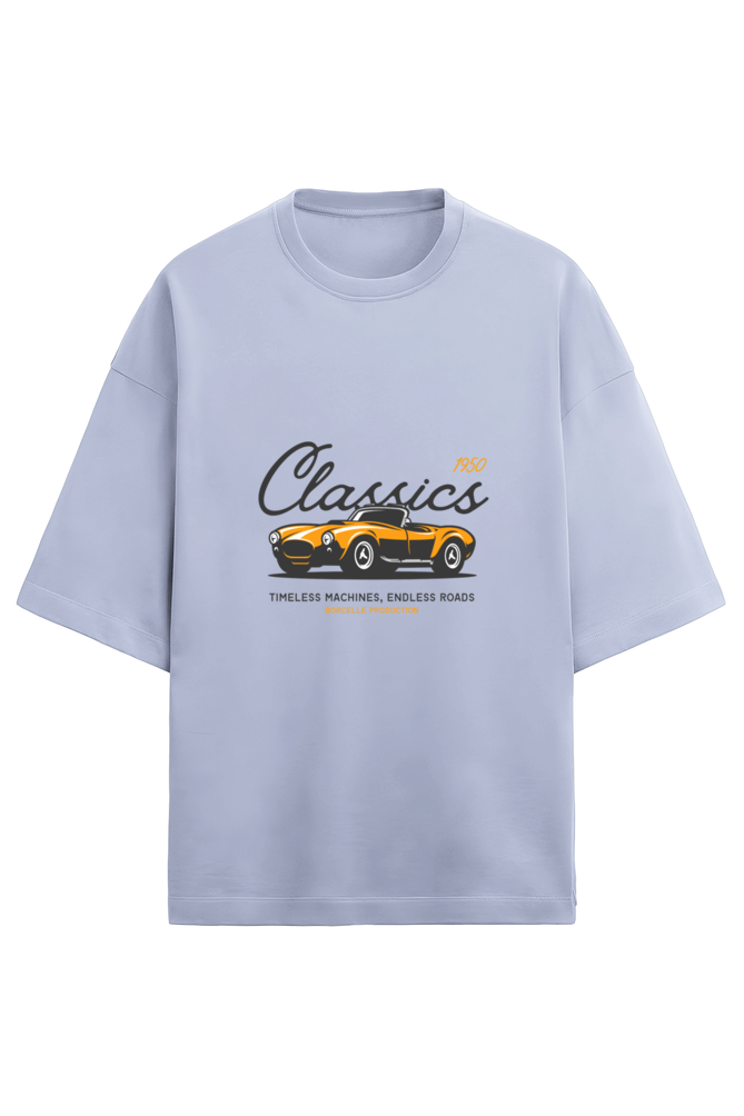 Unisex Terry Oversized  Car T-Shirt