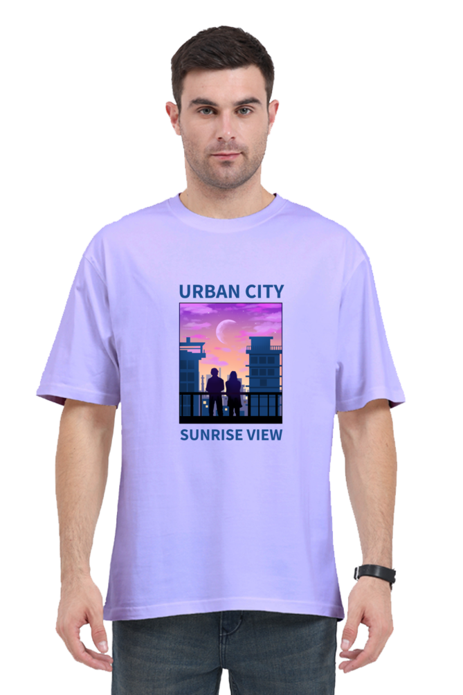 Oversized Streetwear T-shirt (Urban Japanese City)