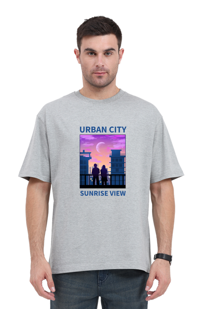 Oversized Streetwear T-shirt (Urban Japanese City)