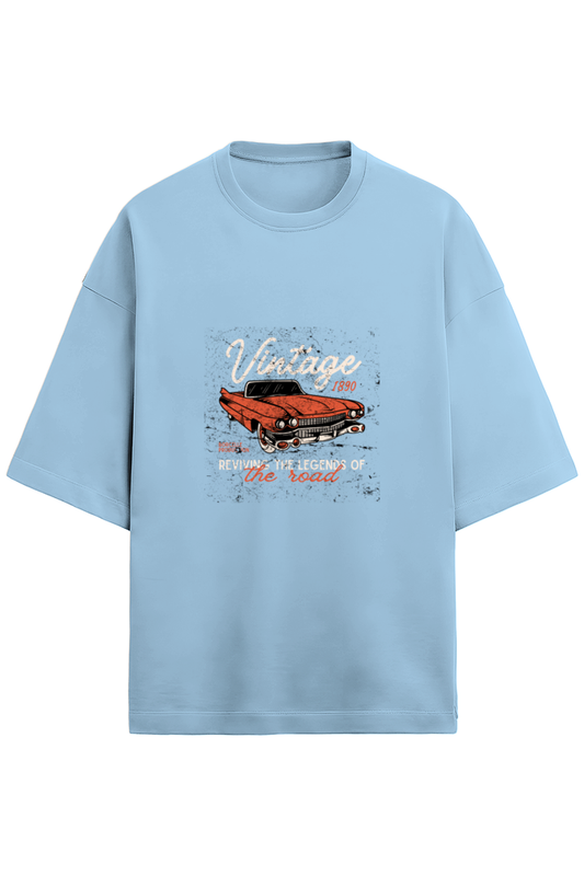 Unisex Terry Oversized  Car T-Shirt