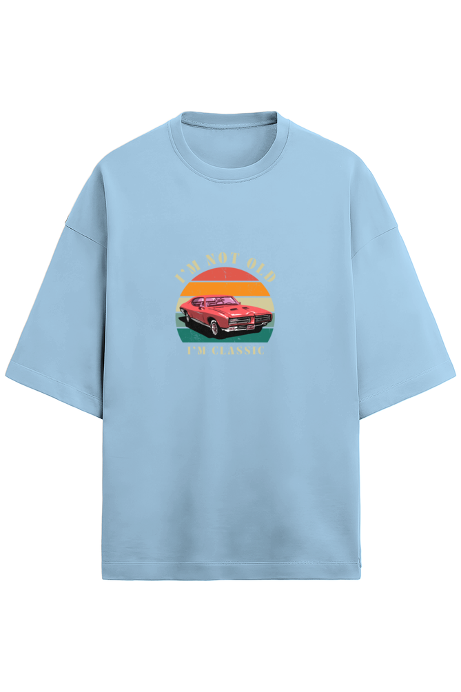 Unisex Terry Oversized Car T-Shirt