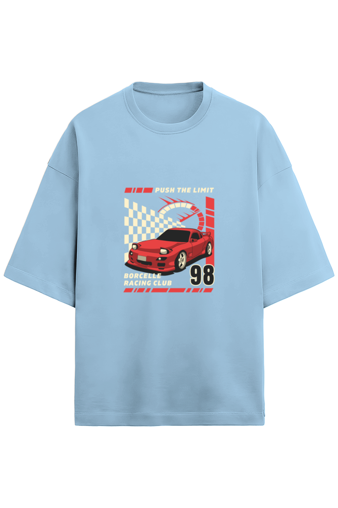 Unisex Terry Oversized  Car T-Shirt