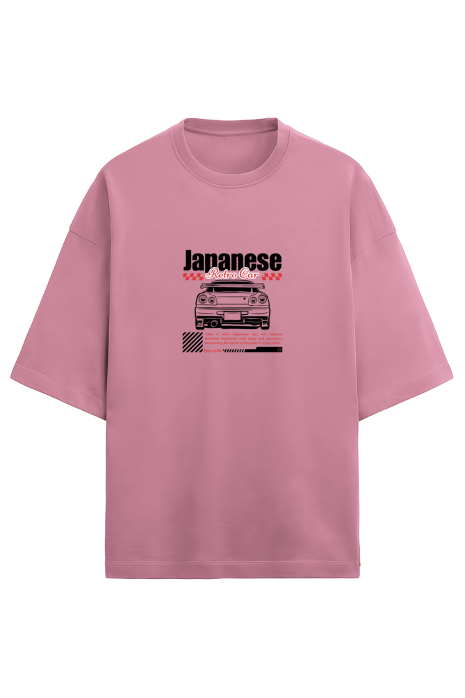 Unisex Terry Oversized  Car T-Shirt