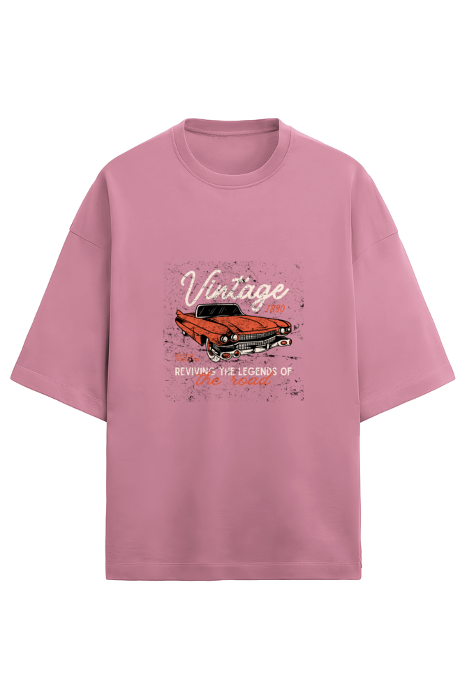 Unisex Terry Oversized  Car T-Shirt