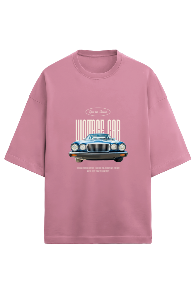 Unisex Terry Oversized  Car T-Shirt