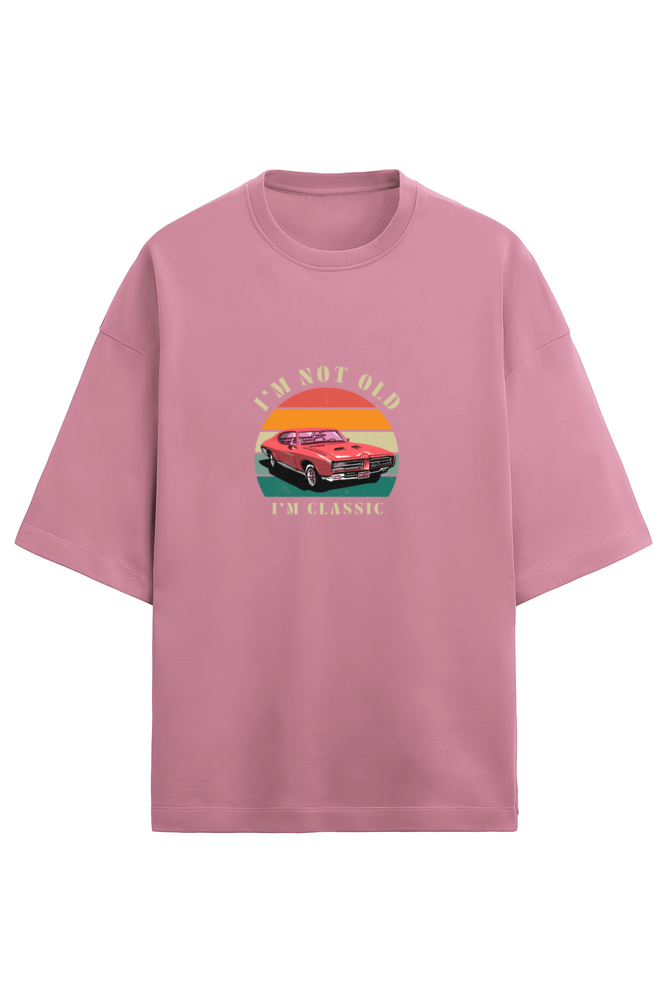 Unisex Terry Oversized Car T-Shirt