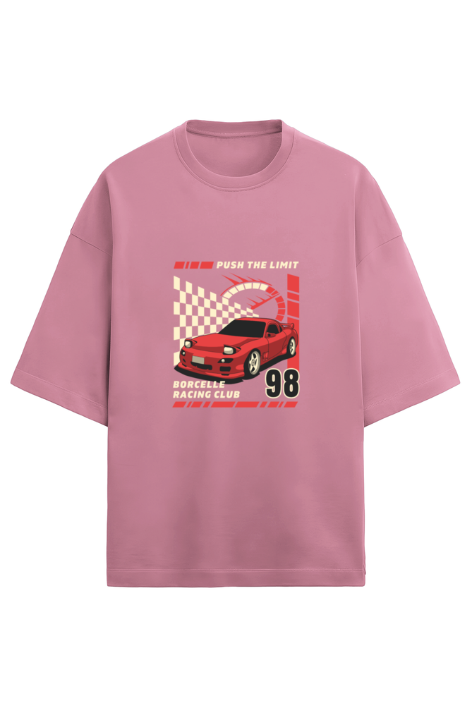 Unisex Terry Oversized  Car T-Shirt