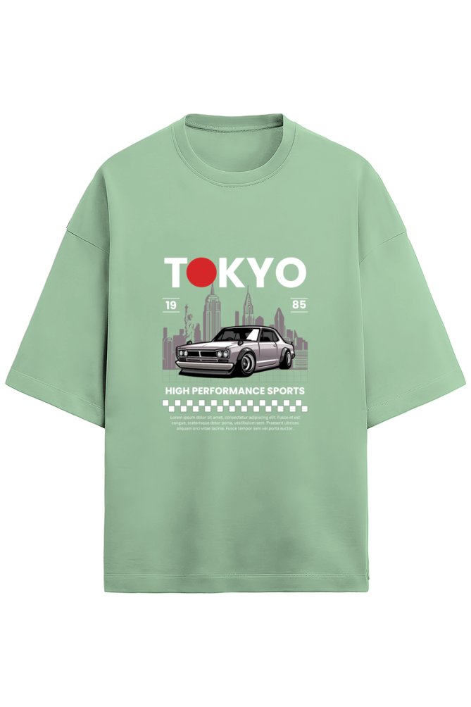 Unisex Terry Oversized  Car T-Shirt