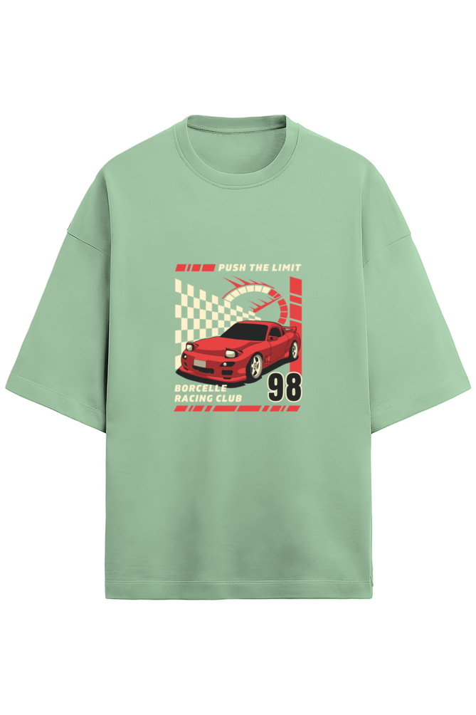 Unisex Terry Oversized  Car T-Shirt