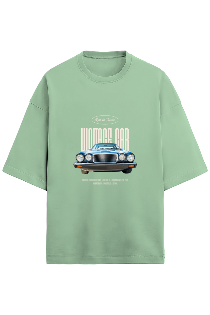 Unisex Terry Oversized  Car T-Shirt