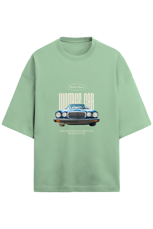 Unisex Terry Oversized  Car T-Shirt