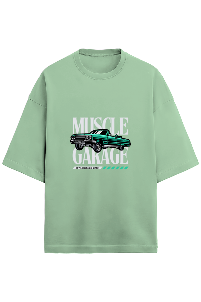 Unisex Terry Oversized  Car T-Shirt